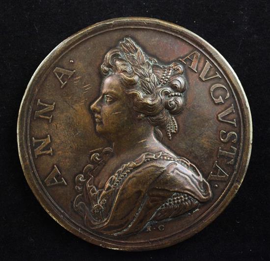 Battle of Almenara 1710 bronze medal,